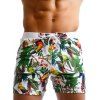 Taddlee Hommes Maillots De Bain Brésilien Coupe Swimsutis Homme Sexy Natation Boxers Surf Conseil Plage Shorts Trunks Basse Taille - Blanc vert 2XL