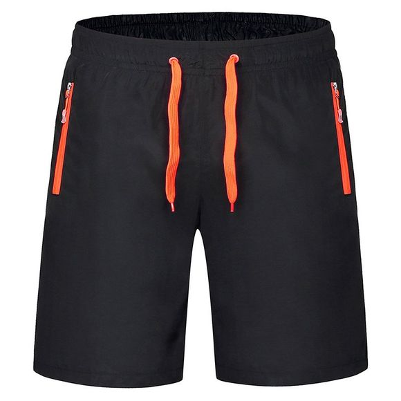Les hommes étendent la taille grande vitesse les vêtements secs de sports et les shorts de loisirs - Tangerine 8XL