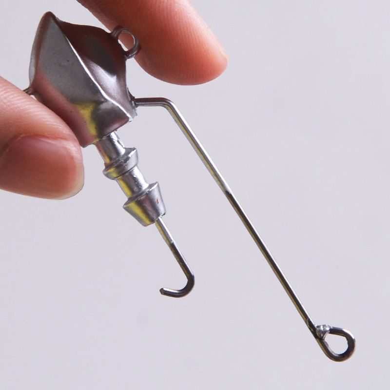[41 OFF] 2021 Lead Head 1PCS 11.5G 6CM Jip Head With Anchor Hook In