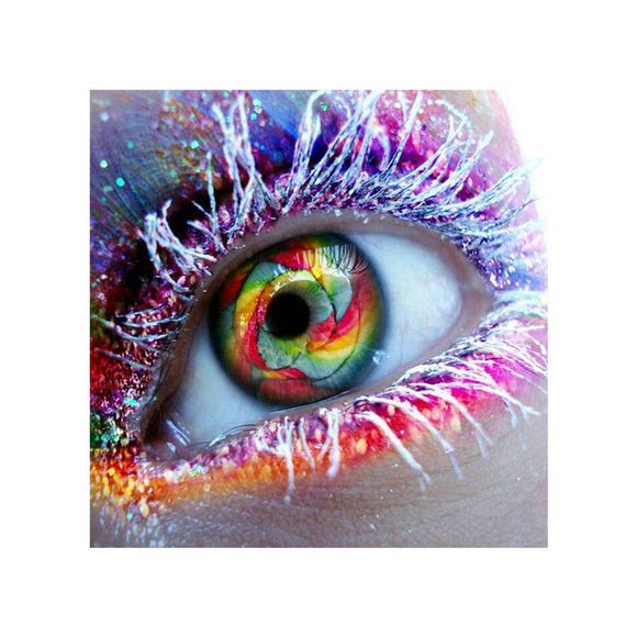 Naiyue S202 Couleur Yeux Imprimer Tirage Dessin au Diamant - multicolore 