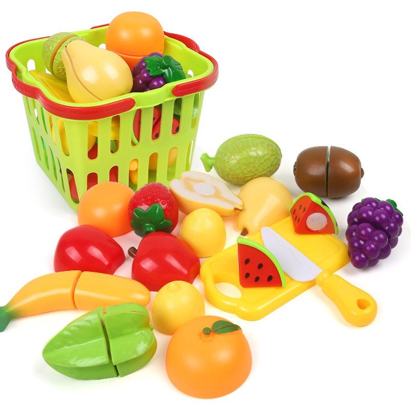 

House Small Basket Fruits Toy, Colormix