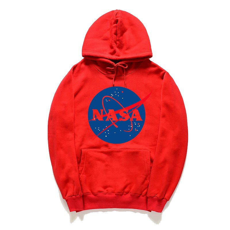 

Velvet Printed Hoodie, Red