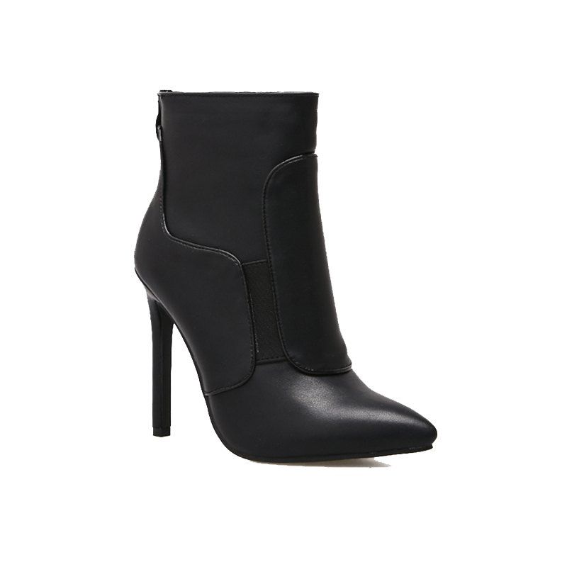 rubber sole high heel boots