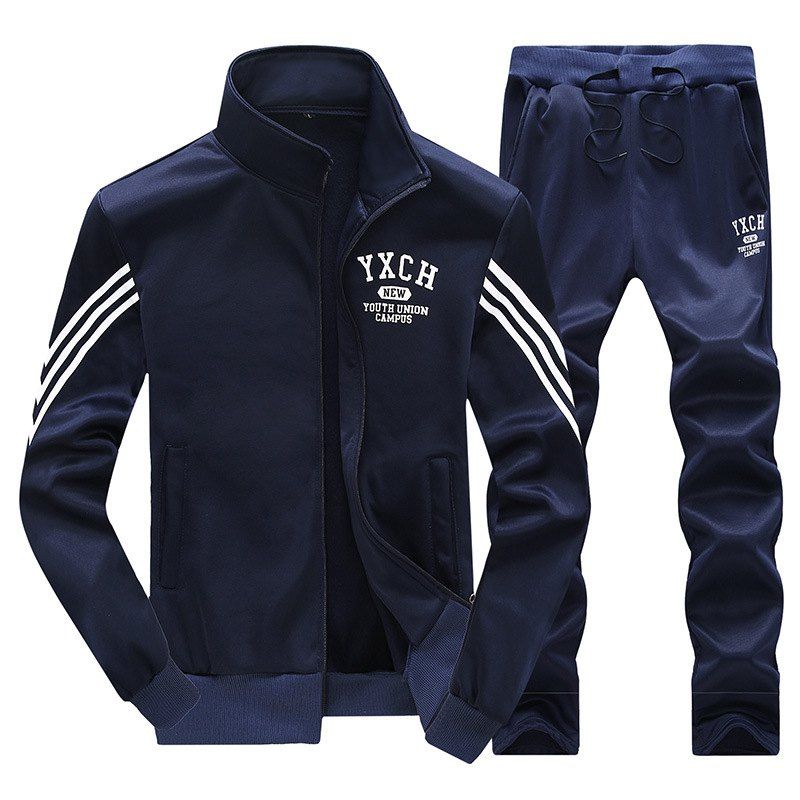 

Male Youth Fashion Sportswear Men'S Casual Suit, Blue