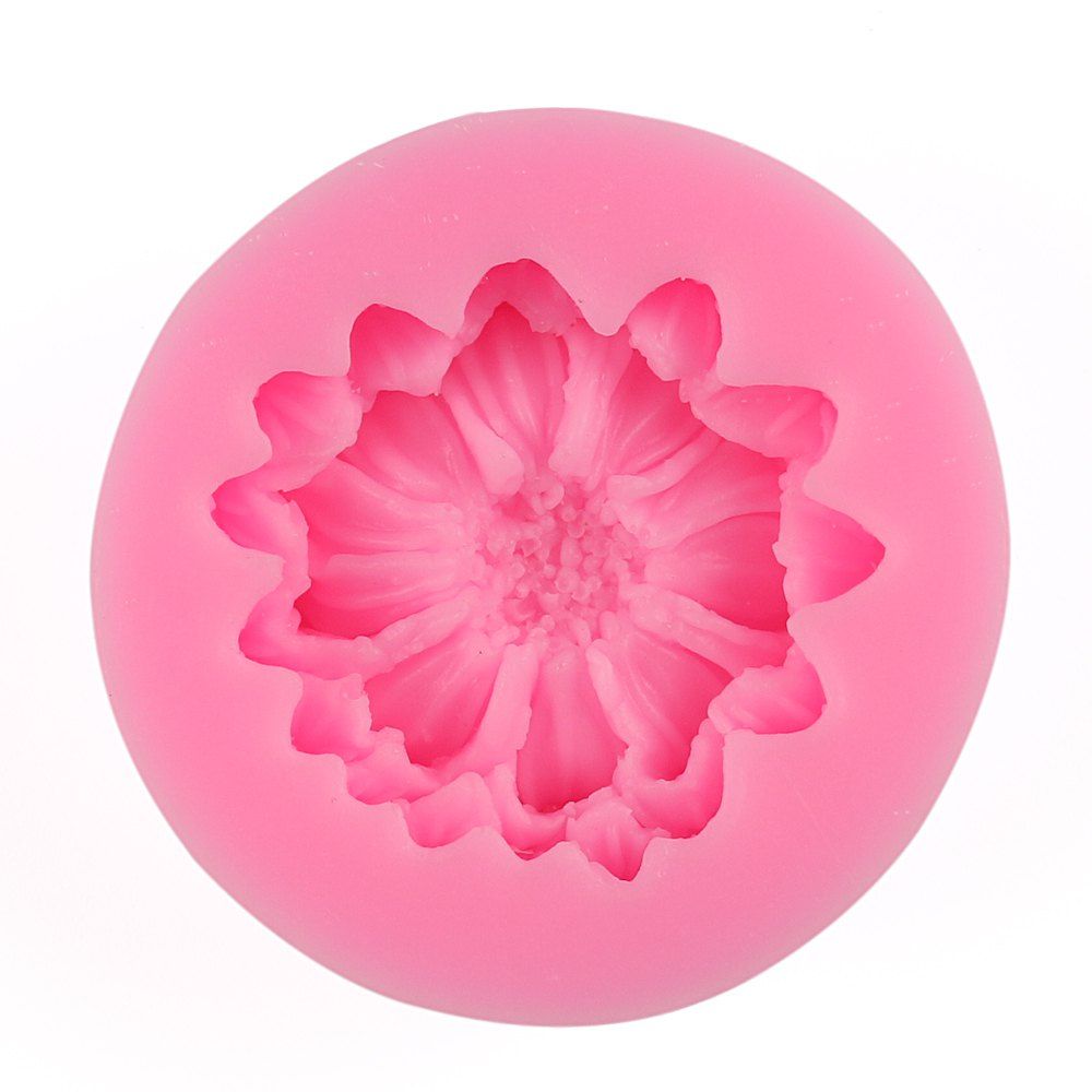 

Facemile Sun Flower Petal Silicone Mold Cake Decorating Fondant Flower Sugar Craft Cake Mold Wedding Decoration, Pink