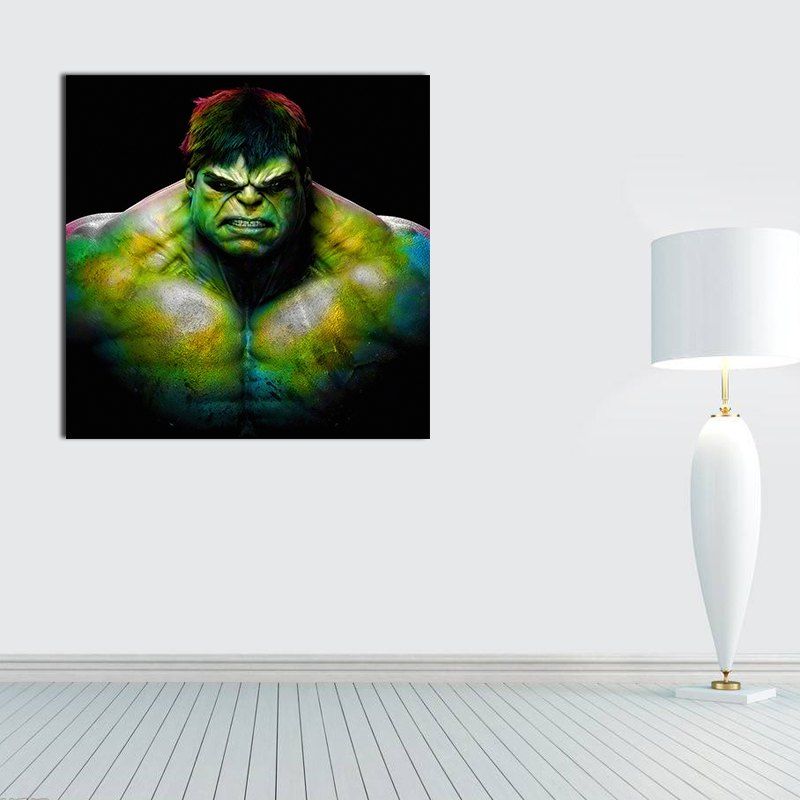 

Modern Canvas Print of Hulk Frameless Home Wall Decoration, Colorful