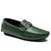 Hommes Mocassins Chaussures Décontractées Slip sur la conduite Mode Loisirs en cuir Chaussures confortables - Vert 46