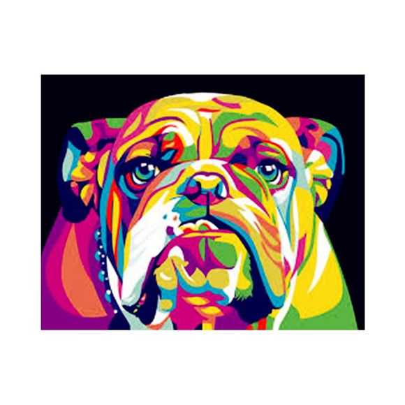 Naiyue 7111 impression de chien de couleur dessiner le dessin de diamant - multicolore 