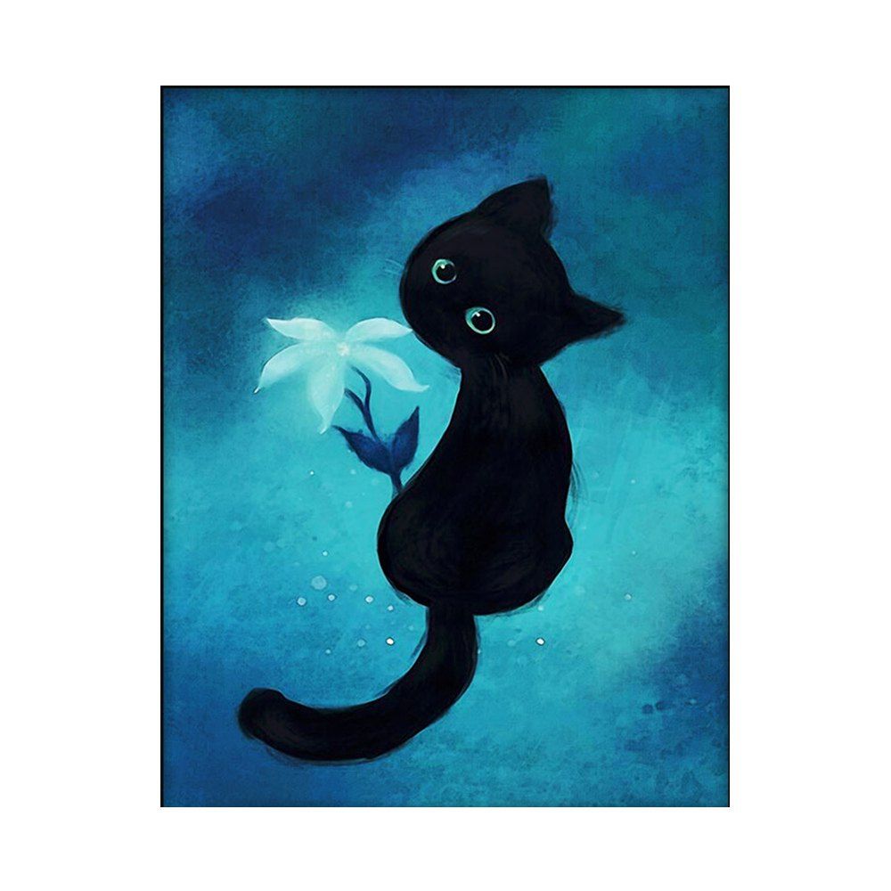 

Naiyue 9003 Black Cat Print Draw Diamond Drawing, Colormix