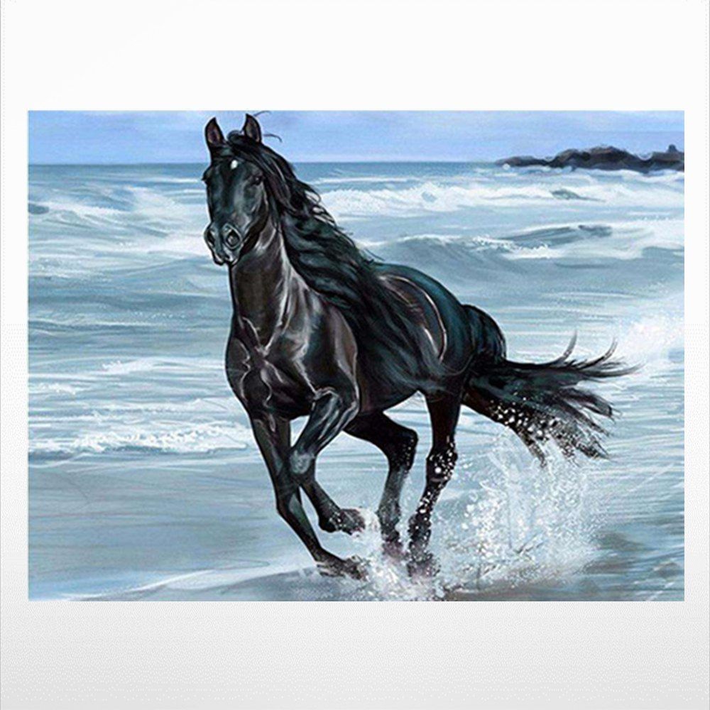 

Naiyue 9666 Horses Print Draw Diamond Drawing, Colormix