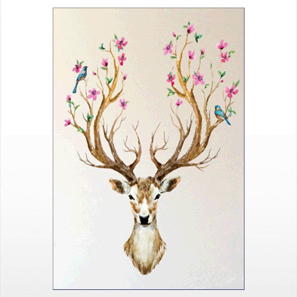 

Naiyue J716 Deer Print Draw Diamond Drawing, Colormix