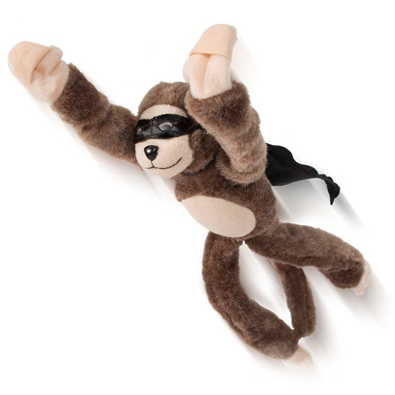 

25cm New Funny Paw Toys Lovely Novelty Flying Monkey Screaming Slingshot Plush Toys Kids Gift