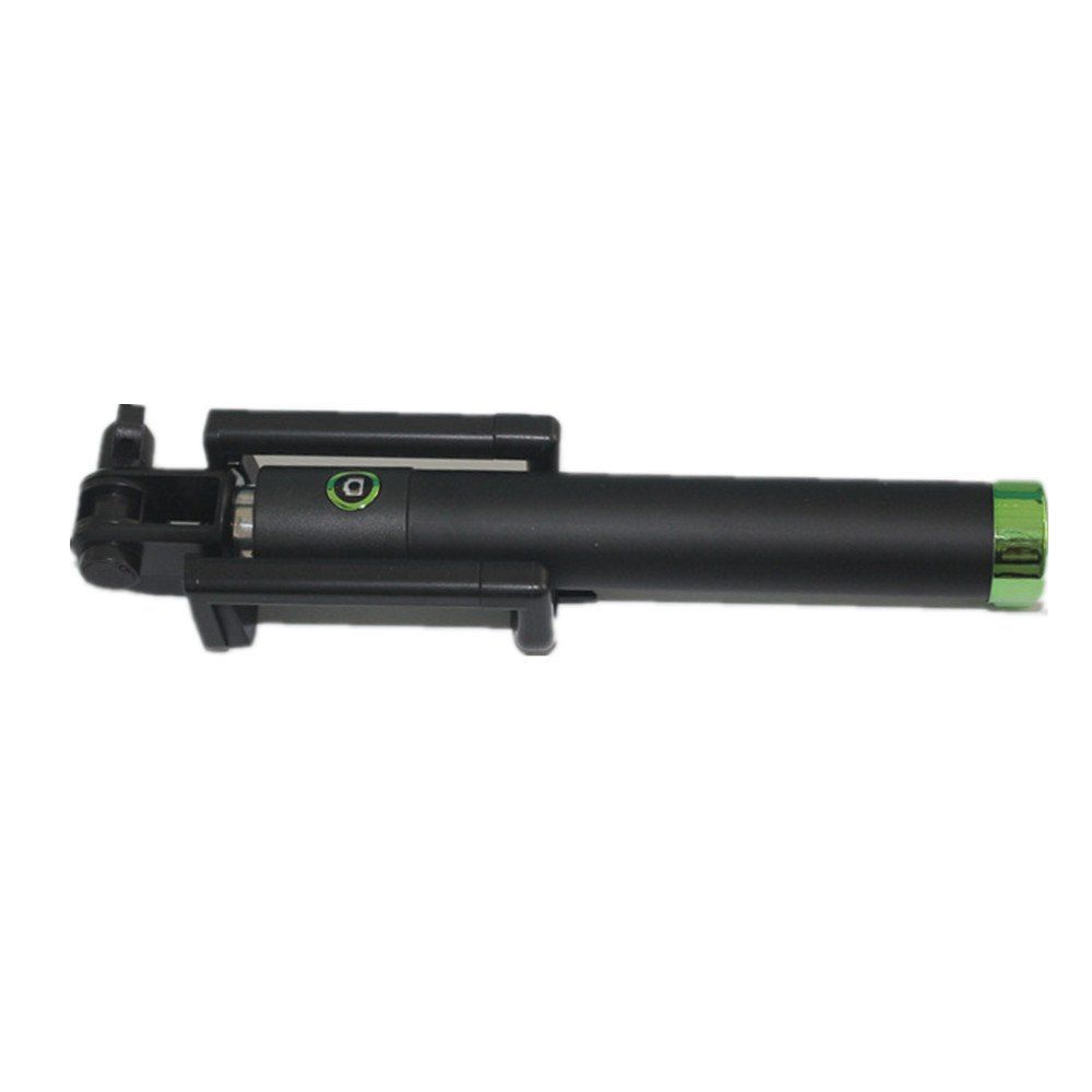 

Bluetooth Selfie Stick Extendable Monopod Wireless Mini Selfie Stick with Built In Bluetooth Remote Shutter, Green