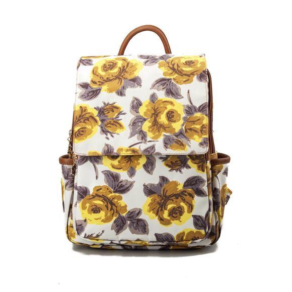 Sac à dos pour sac à dos imperméable à l'eau de sac à dos de mode de filles - Floral 