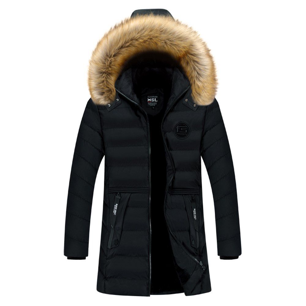 

2017 Men's Fashion Trend OverCoats, Black