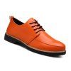 Nouvelles chaussures en cuir décontractées pour l'automne - Orange 44