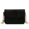 tout match simple pleuche mini sac de messager - Noir 