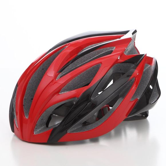 Casque de Sécurité Unisexe Réglable de Cyclisme Casque de Bicyclette - Rouge 