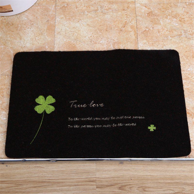

Embroidered antiskid home floor mat bathroom washroom antiskid pad, Colormix