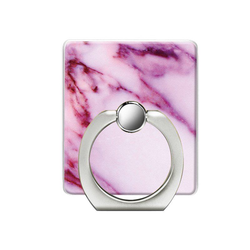 

Marble Pattern Cell Phone Ring Stand Holder for Phone, Pink