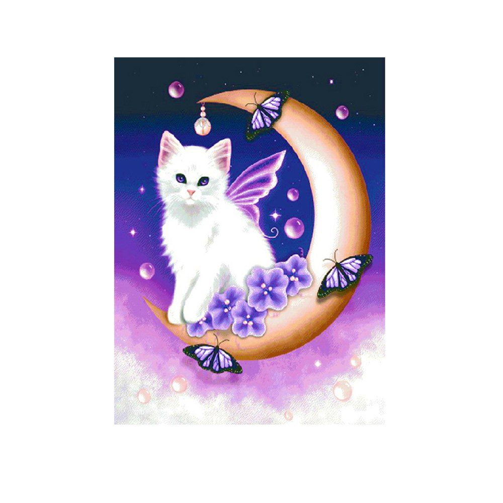 

Naiyue 8821 Moon Cat Print Draw Diamond Drawing, Colormix
