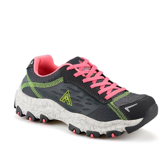 HUMTTO Chaussures de marche pour femme Chaussures de trekking respirantes légères - Gris 36