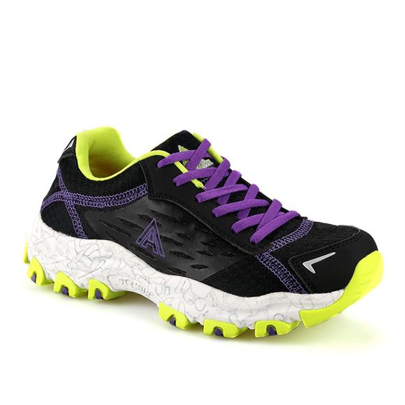 HUMTTO Chaussures de marche pour femme Chaussures de trekking respirantes légères - Noir 39