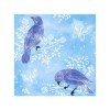 Naiyue 9014 Deux Oiseaux Imprimer Tirage Dessin au Diamant - Bleu / Violet 