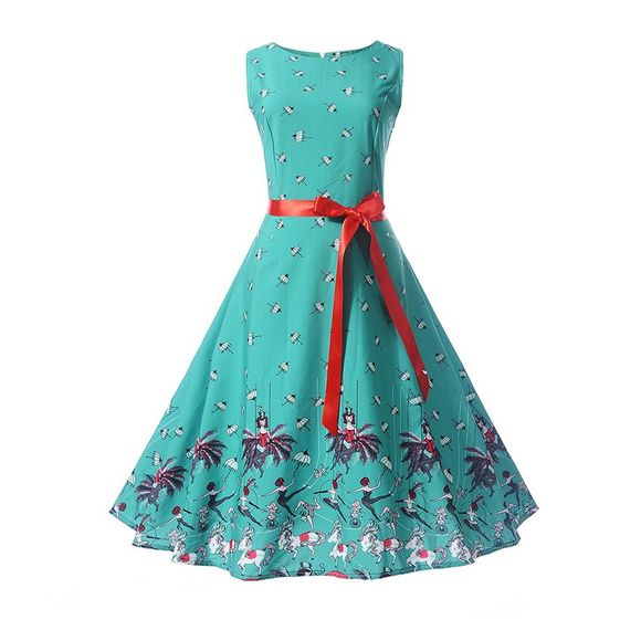 La collection de taille montre la robe mince et large de couleur - Bleu XL