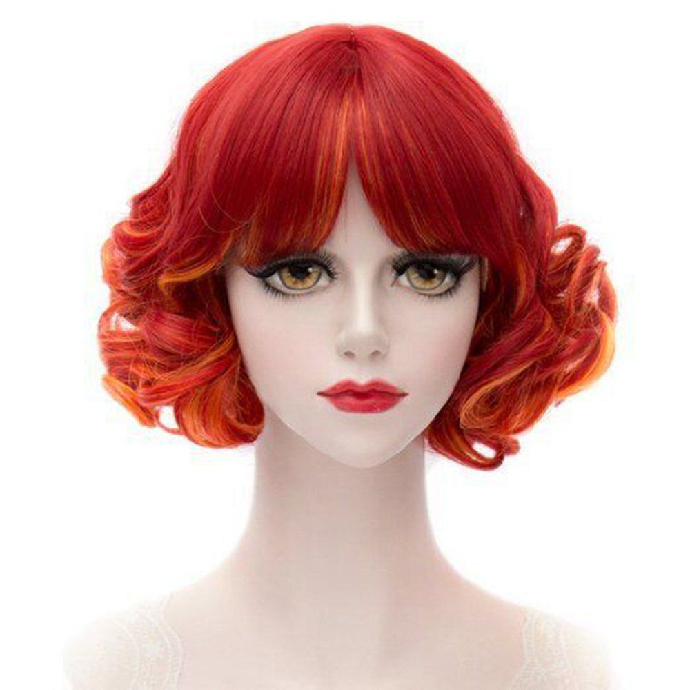 curly cosplay wig