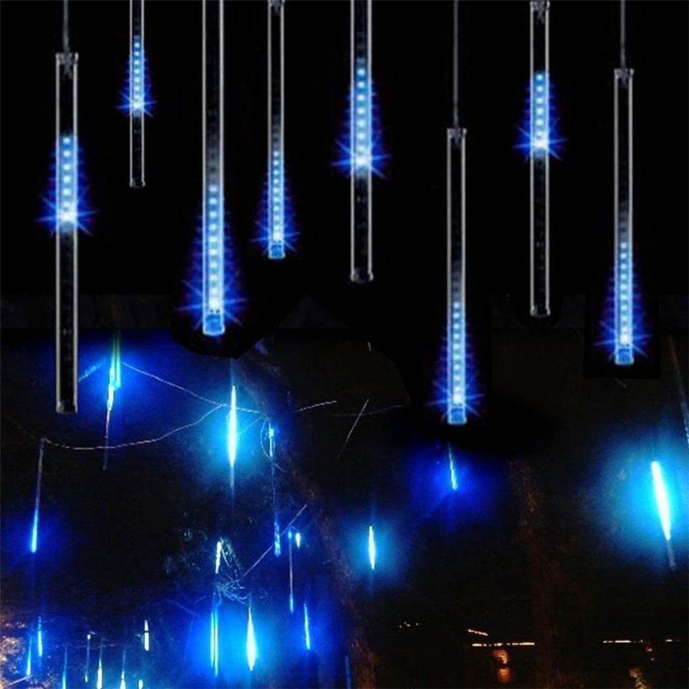 

SUPli LED Meteor Shower Lights for Holiday Valentine Wedding Party Decoration, Blue