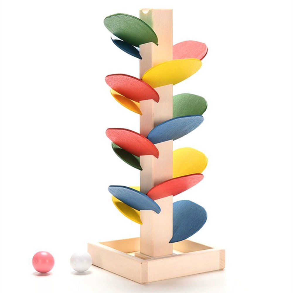 

Wooden Toys Building Blocks Tree Marble Ball Run Track Game Educational Baby Kids Bauble, Colormix