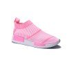 Chaussettes Femme Rose Sport Casual Chaussette Flying Woven Shoes Walking Sneakers - Rose 39