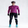 Malciklo 18 Automne Cyclisme Jersey Collant Collants Hommes Long Barboteuses Vélo Compression Costumes À séchage rapide - Rubie XL