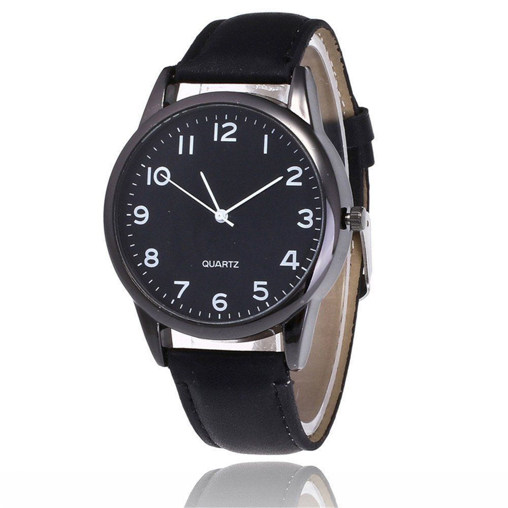 

New Fashion Trendy Digital Quartz Watch with Gift Box, Black