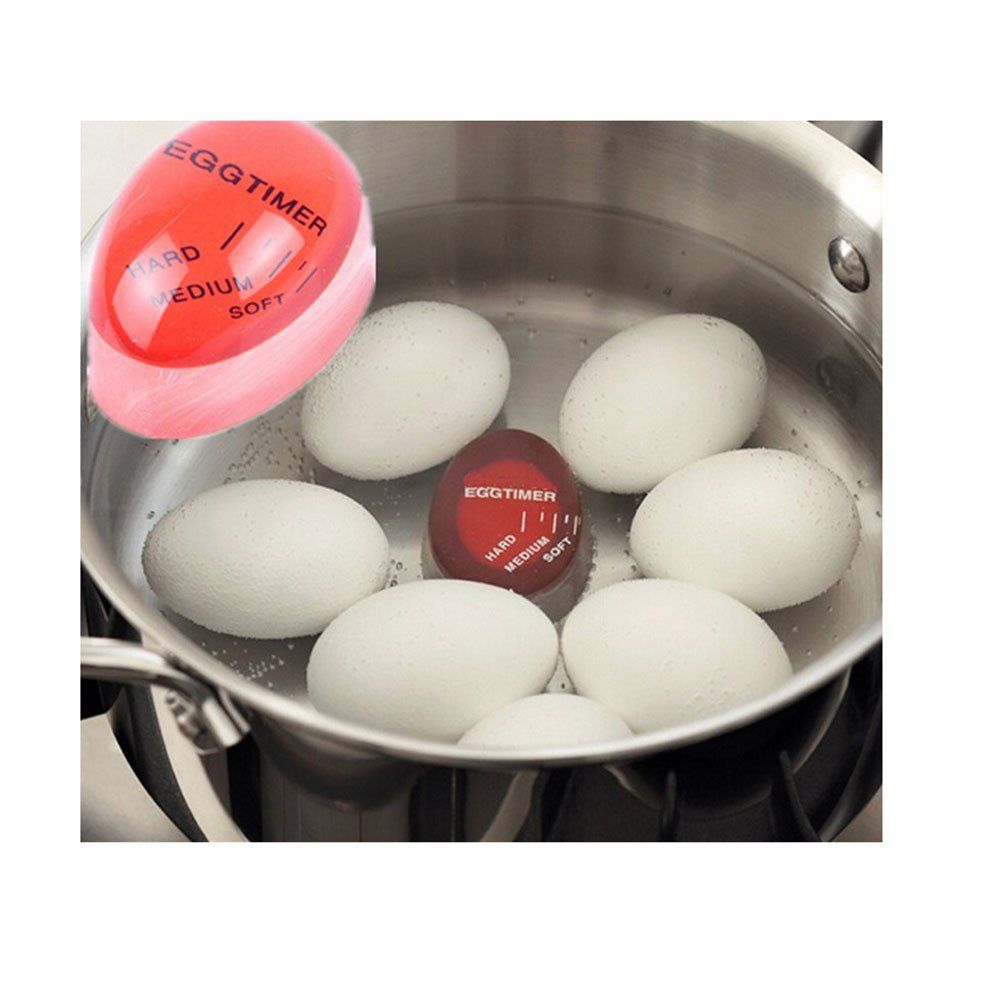 

Latest Home Decor EGG PERFECT EGG TIMER boil perfect eggs Every Kitchen Time Egg Cooking Timer, Red