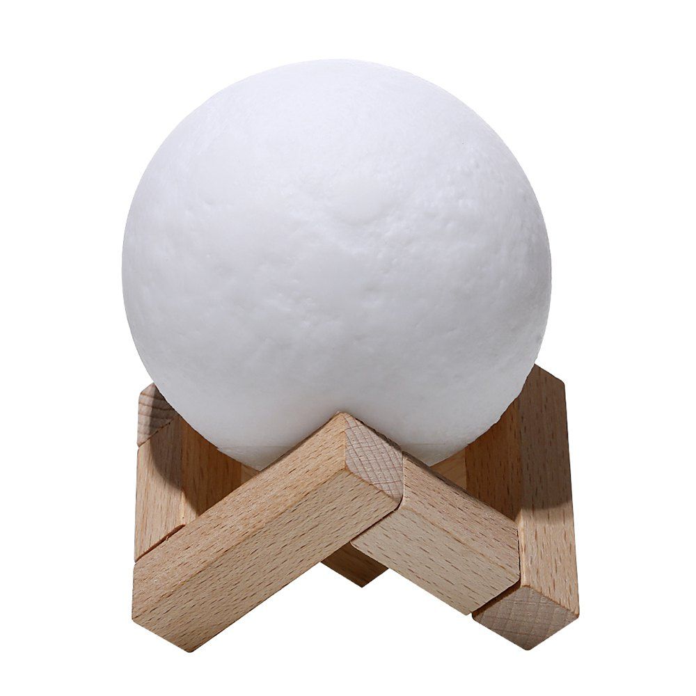 

Small 3D Moon Light LED Mini Night Lamp for Room, White