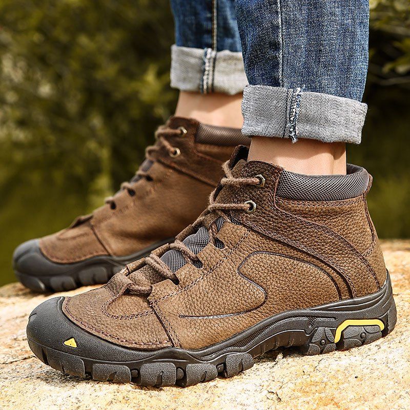 2018 New Men'S High-End Hiking Sneakers LIGHT BROWN In Athletic Shoes ...