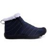 Nouvelles chaussures de loisirs d'hiver pour hommes et long tube en cachemire - Bleu 37