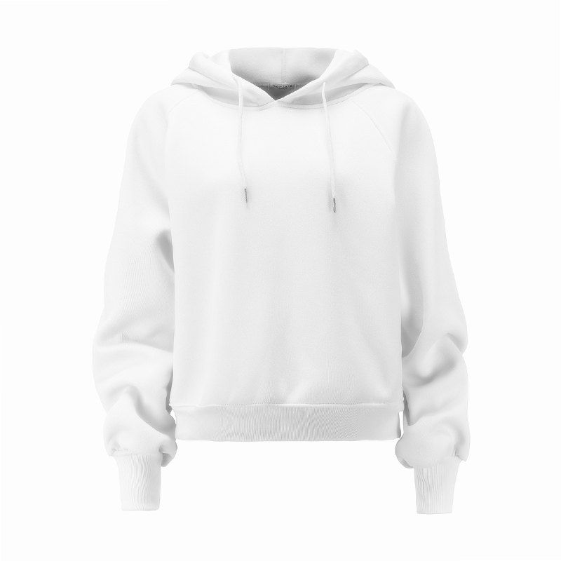 baggy white hoodie