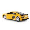 Pour Attop 1815, Audi R8 1:18 autorise la simulation de voiture télécommandée à la dérive, modèle de voiture de course - Jaune 