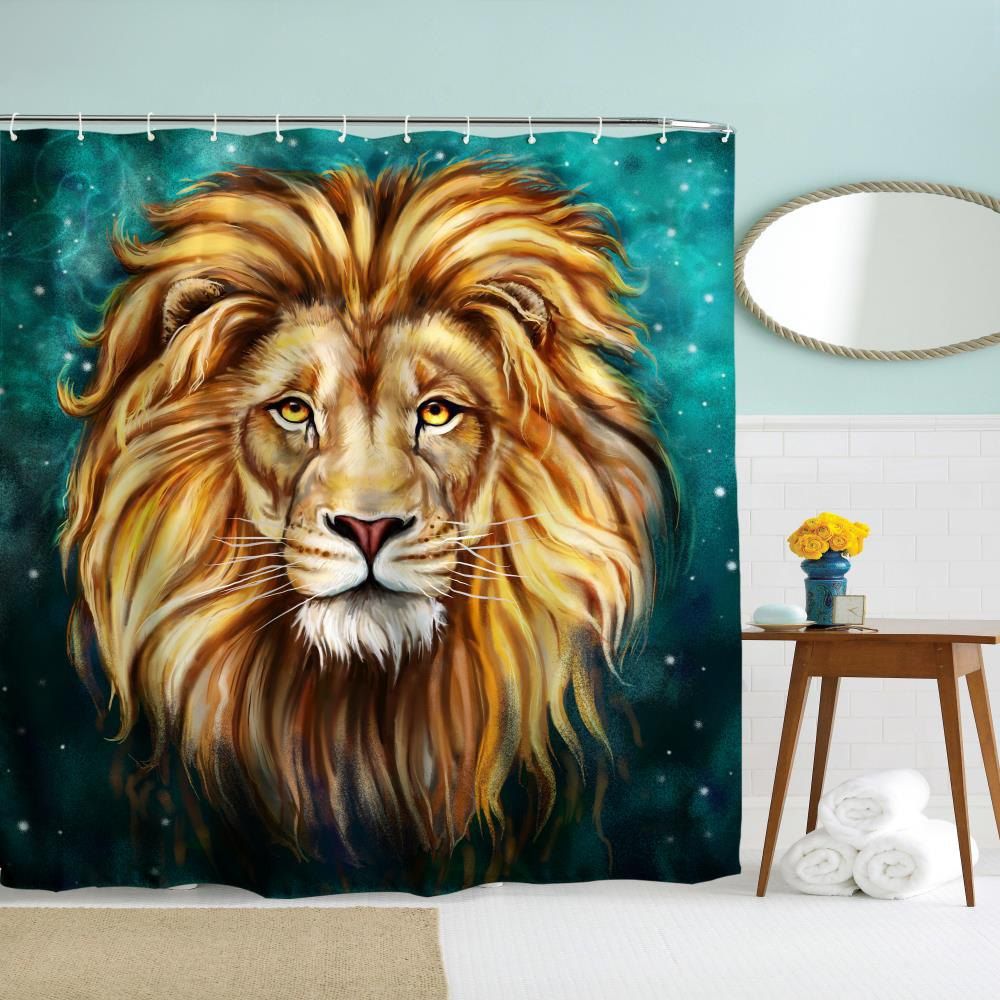 DressLily.com: Photo Gallery - King Lion Polyester Shower Curtain ...