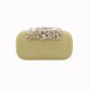 La vente chaude Limited Frame dur brillant Pu mariage occasion spéciale embrayages / sacs à main de soirée avec diamant - Or 