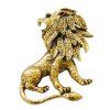 Métal Antique or couleur Lion Broches pour les femmes et les hommes robe accessoires animaux épingles bijoux - d'or 