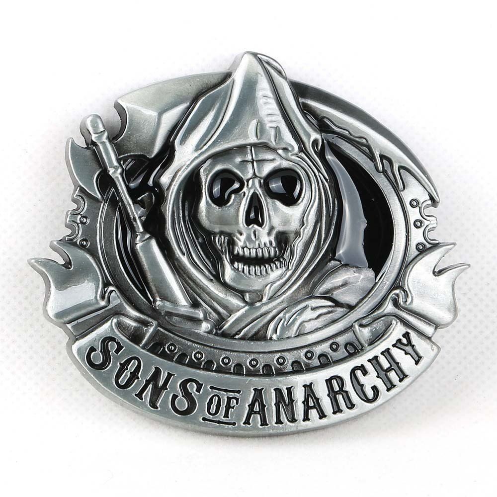 [41% OFF] 2020 Sons Of Anarchy Metal Belt Buckle In SILVER | DressLily