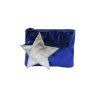 Shiny Pu Femme Cometic Bag Glitter coloré à la mode - Bleu 20.5CM*15.5CM