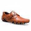 Nouveau style britannique en cuir Soft Bottom Business Casual chaussures pour hommes - Brun Légère 42