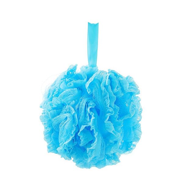 Nouveau Style Multicolore Boule De Bain Gommage Exfolier Bouffée Boule Balle Serviette De Bain Laveur Corps - Bleu 