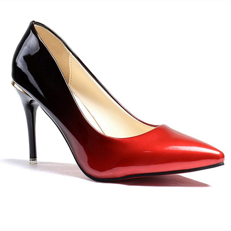 

Pointed Head High Heels Shoes, Red