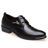 Code d'agrandissement des chaussures en cuir Leisure Leisure - Noir 44